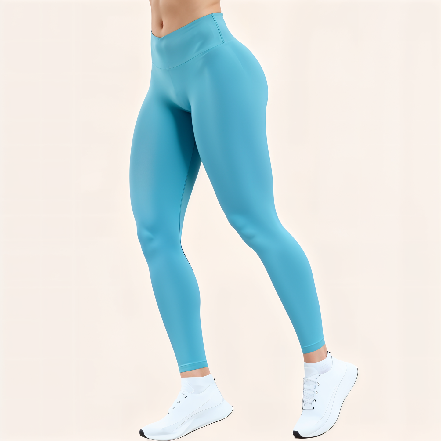 Chicletics Eclipse Leggings in black, featuring a high waist and sleek, stretchy fabric for comfortable activewear.