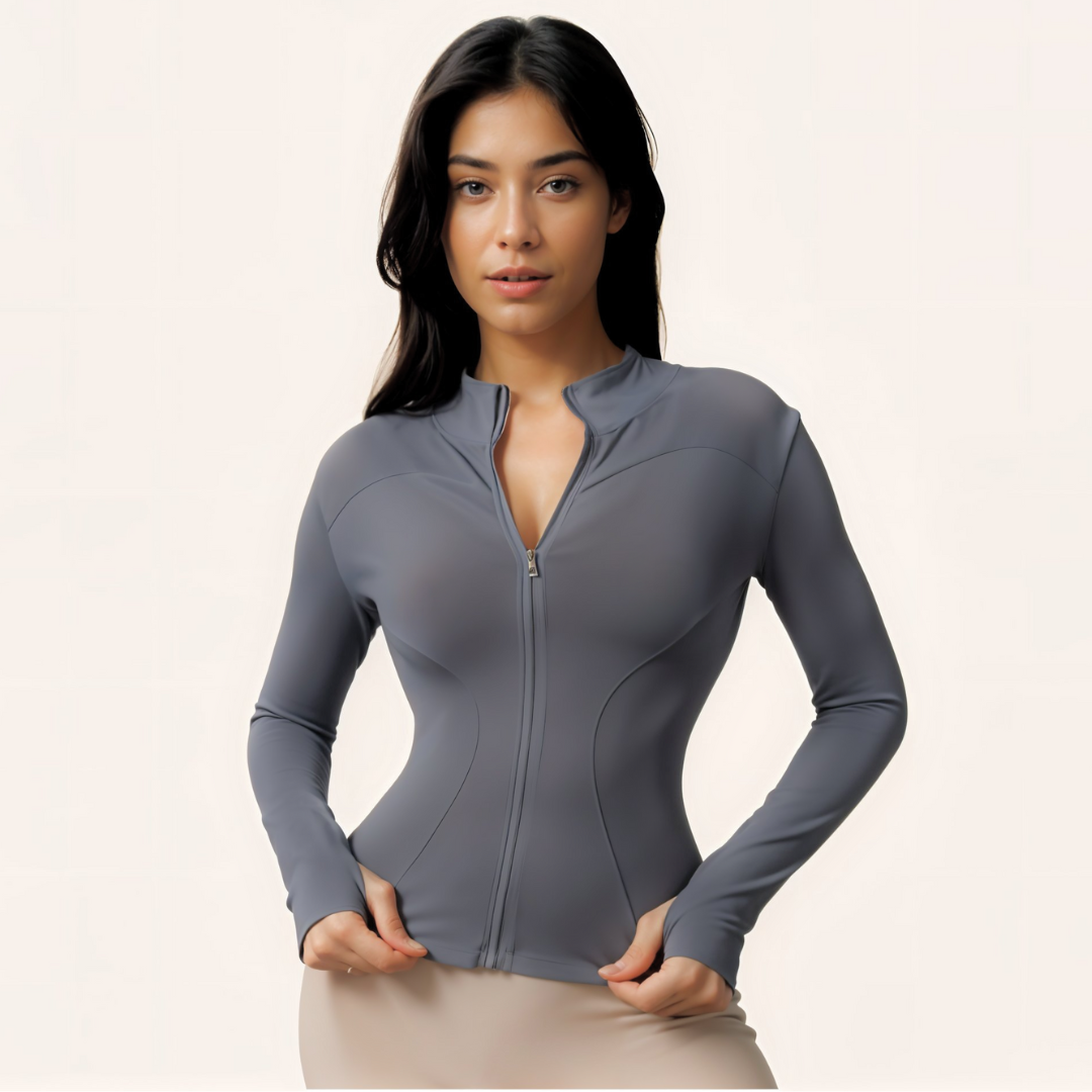 Chicletics ROGUE ZIP JACKET displayed with front view, featuring a sleek design, zipper closure, and casual fit.