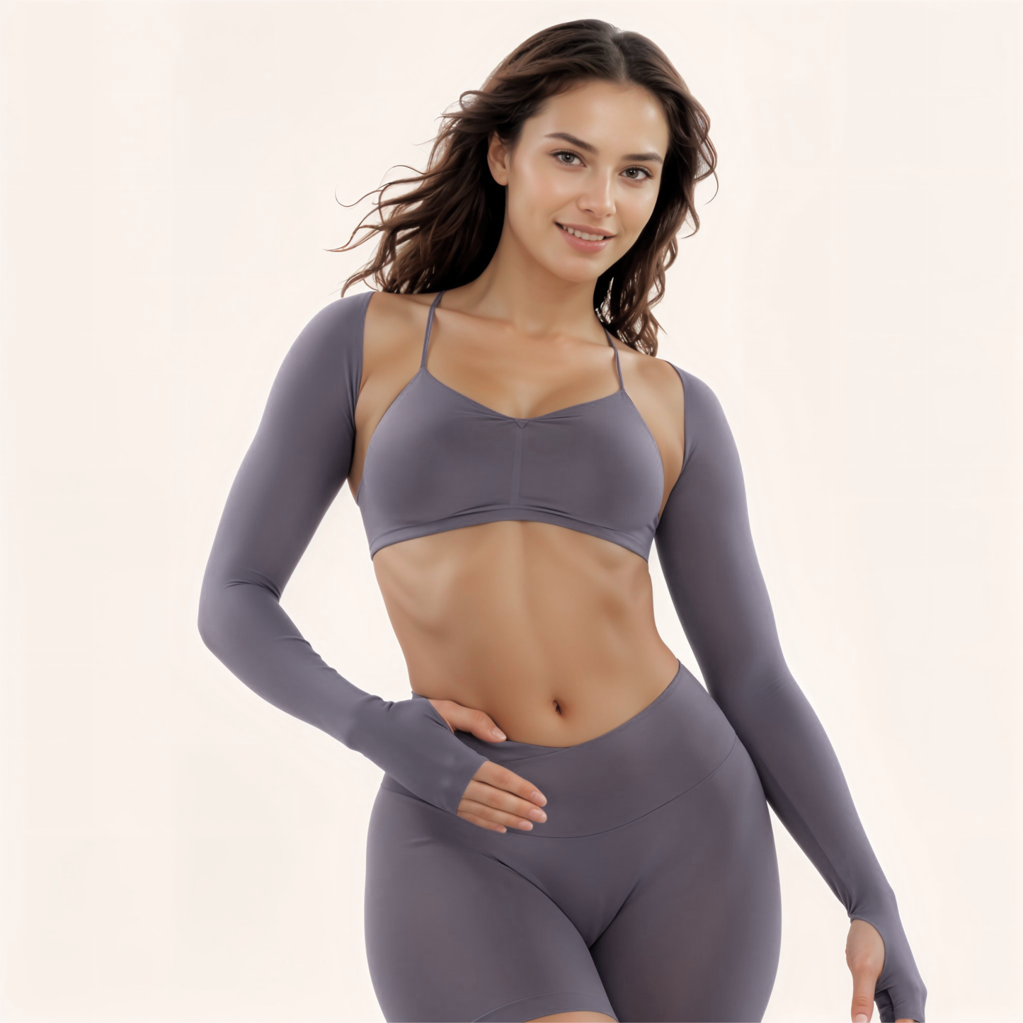 Chicletics Eclipse 4-piece set with stylish clothing items laid out on a neutral background, showcasing the coordinated fashion ensemble.