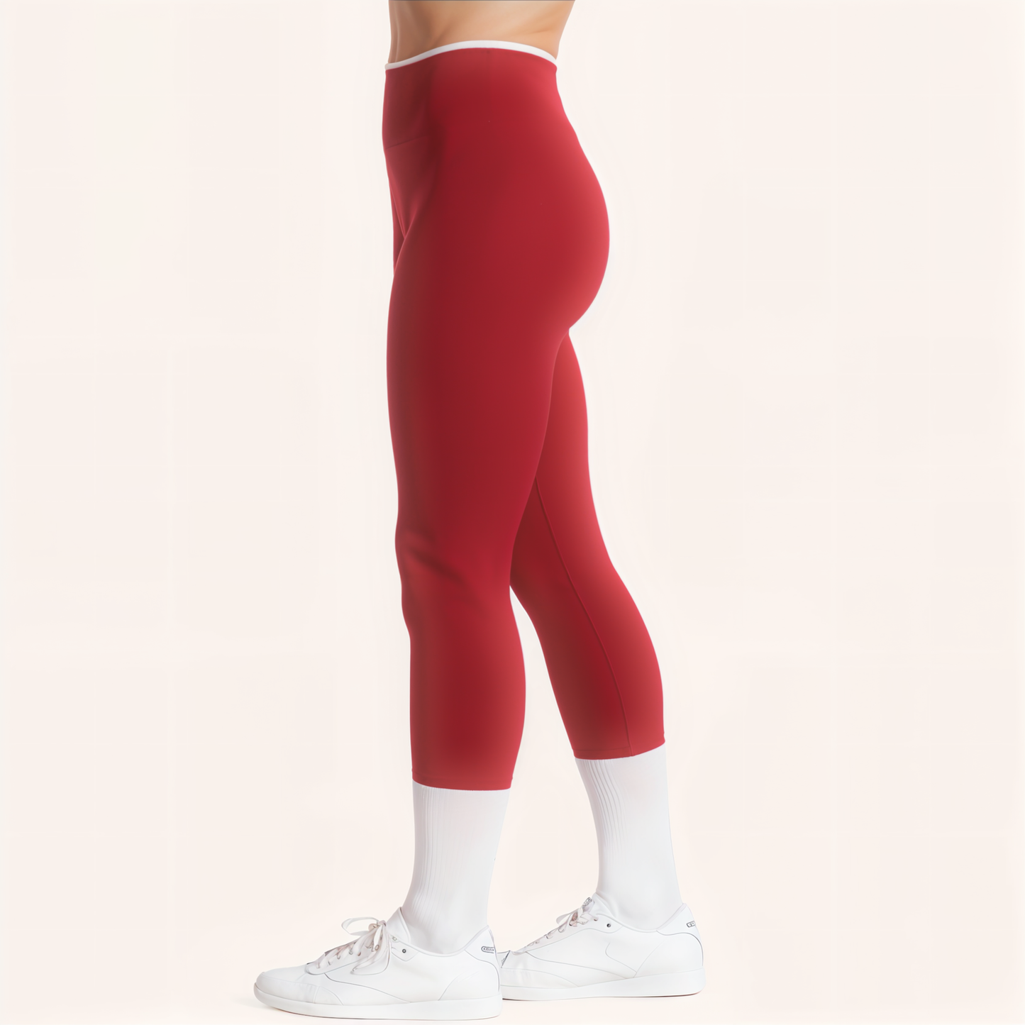 Chicletics Edge Leggings shown in black, featuring a high waistband and sleek, form-fitting design for activewear or casual wear.