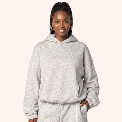 EDGE LEOPARD HOODIE
