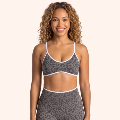EDGE LEOPARD BRA