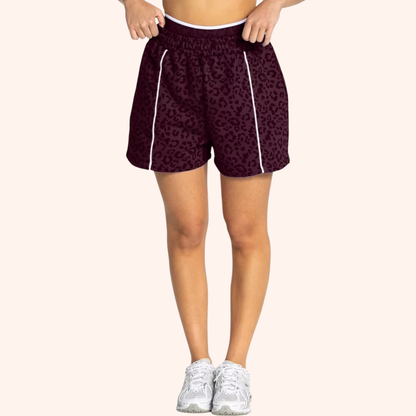 EDGE LEOPARD OVERSIZED SHORTS