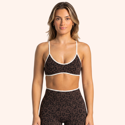 EDGE LEOPARD BRA