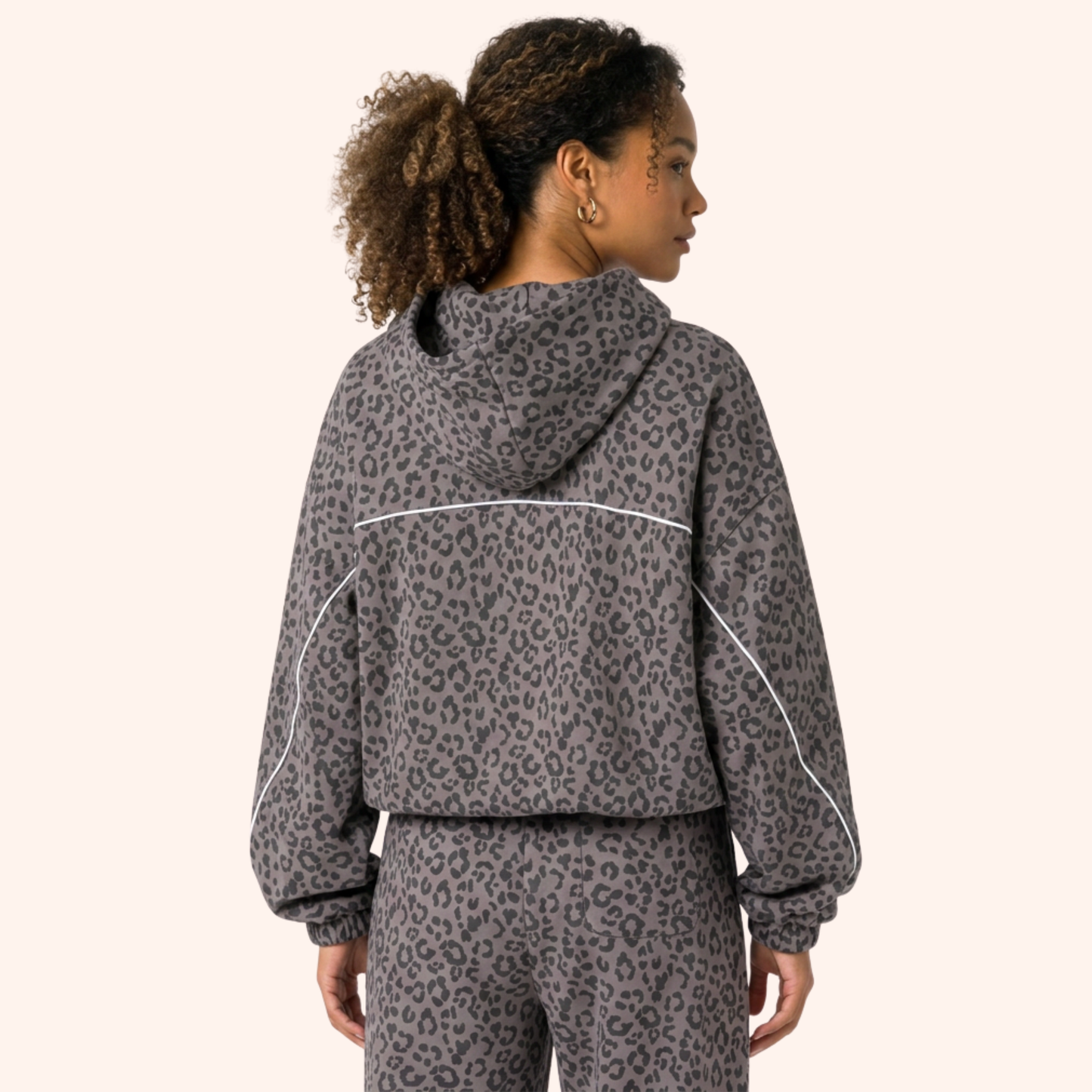 EDGE LEOPARD HOODIE