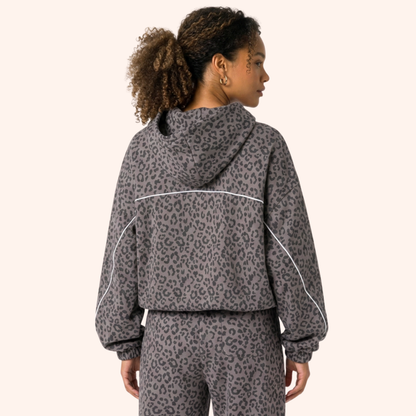 EDGE LEOPARD HOODIE