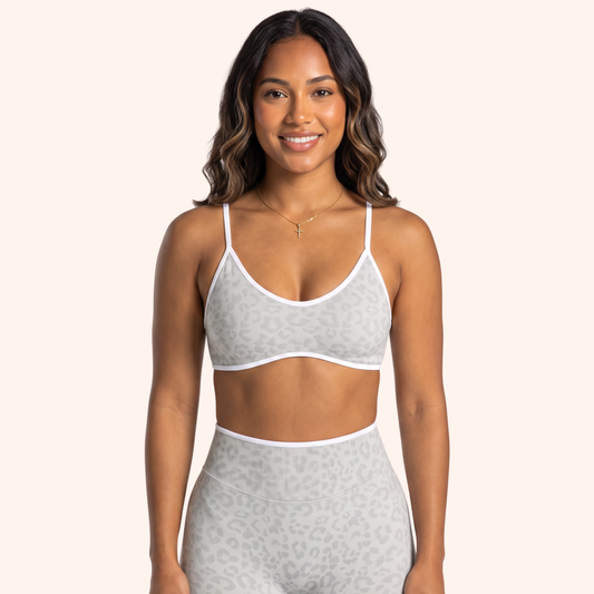 EDGE LEOPARD BRA
