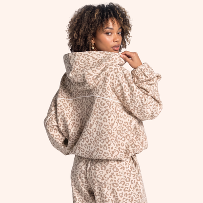 EDGE LEOPARD HOODIE