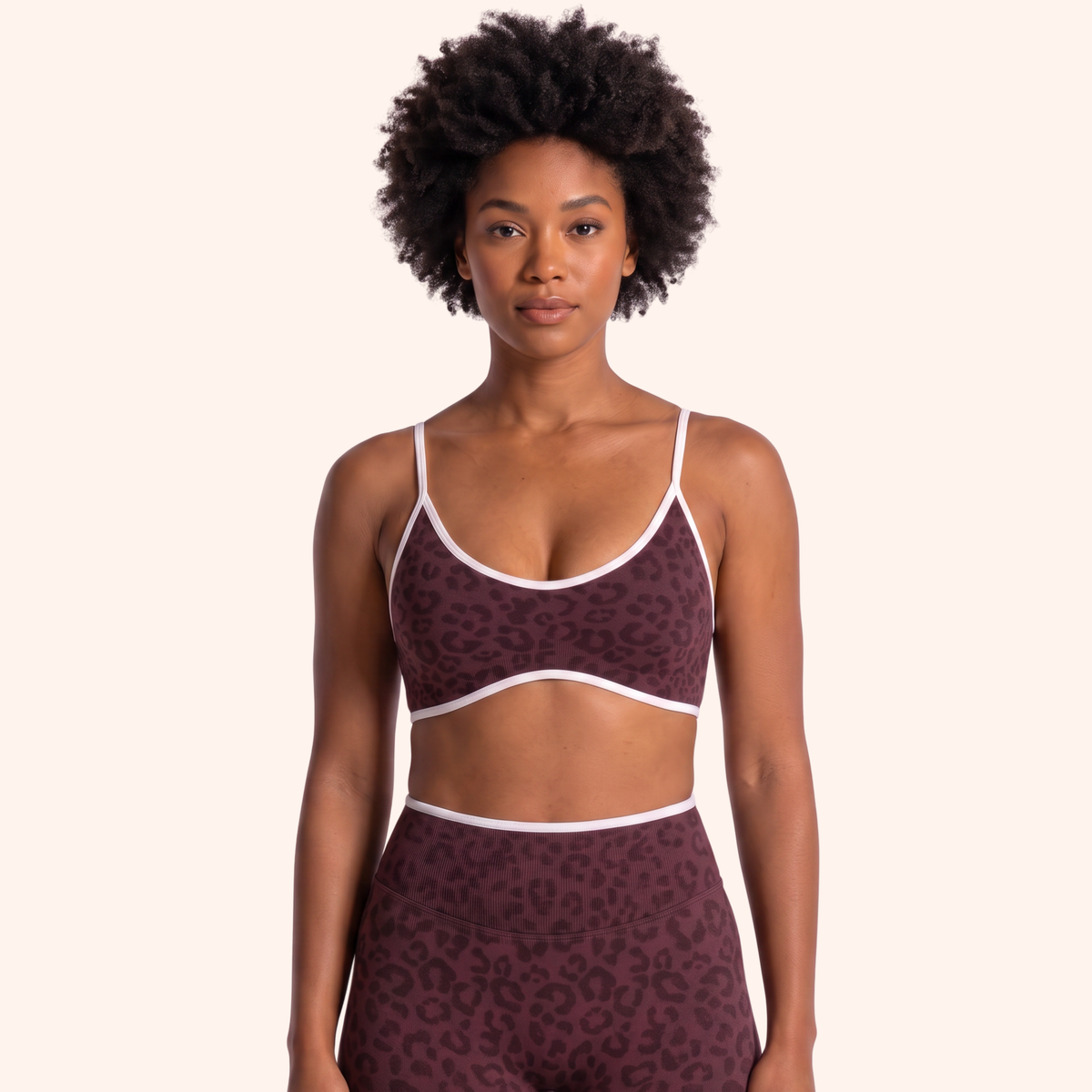 EDGE LEOPARD BRA