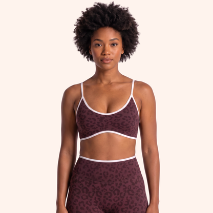 EDGE LEOPARD BRA