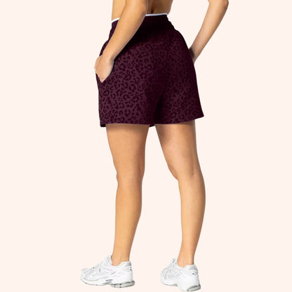 EDGE LEOPARD OVERSIZED SHORTS
