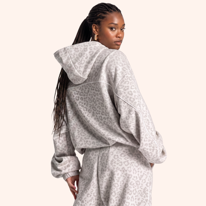 EDGE LEOPARD HOODIE