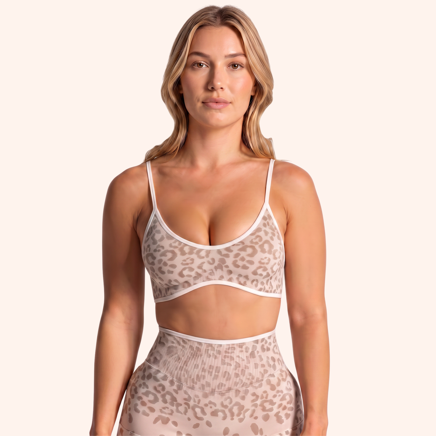 EDGE LEOPARD BRA