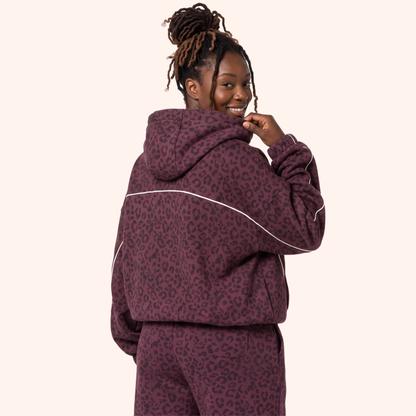 EDGE LEOPARD HOODIE