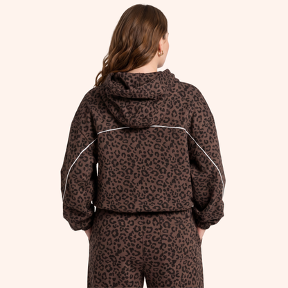 EDGE LEOPARD HOODIE