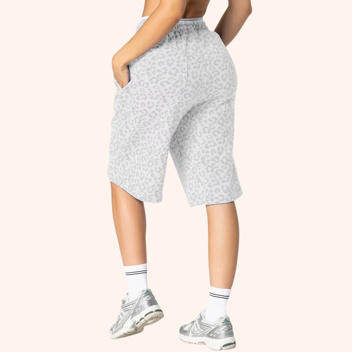 EDGE 5" LEOPARD OVERSIZED SHORTS