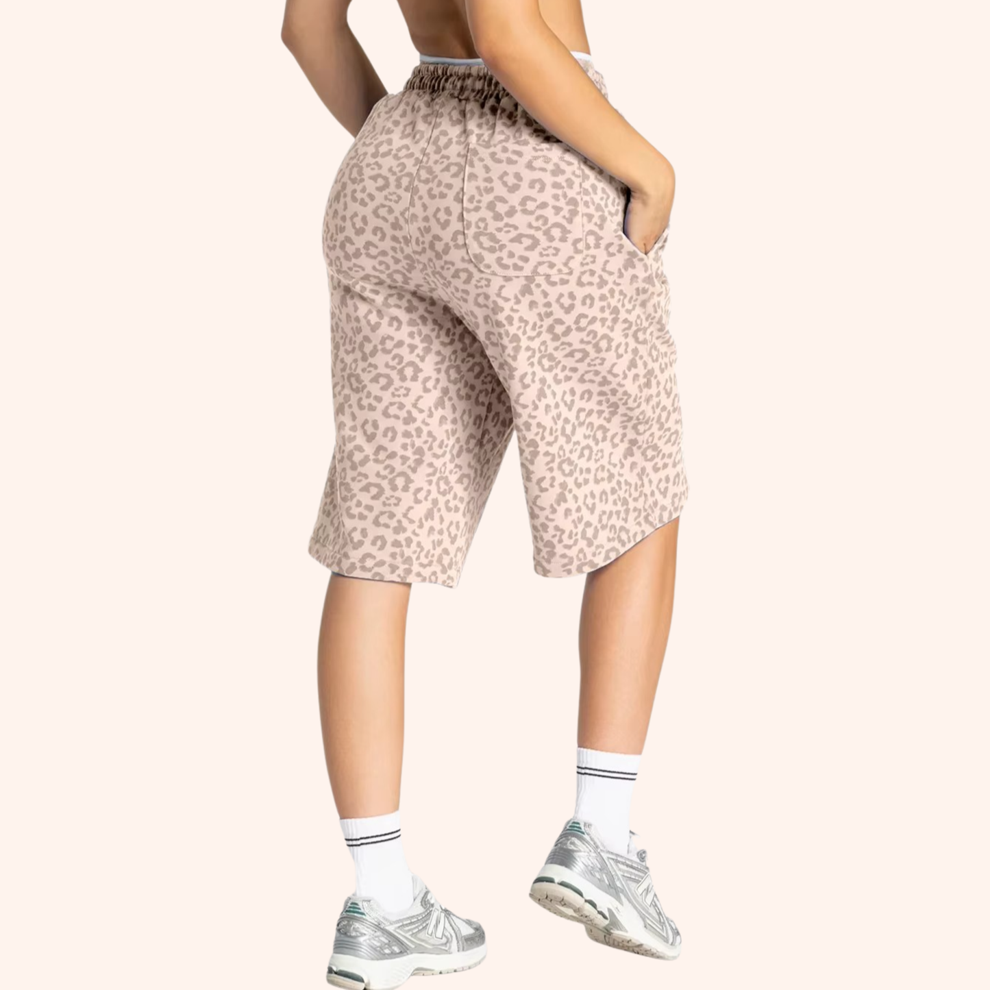 EDGE 5" LEOPARD OVERSIZED SHORTS