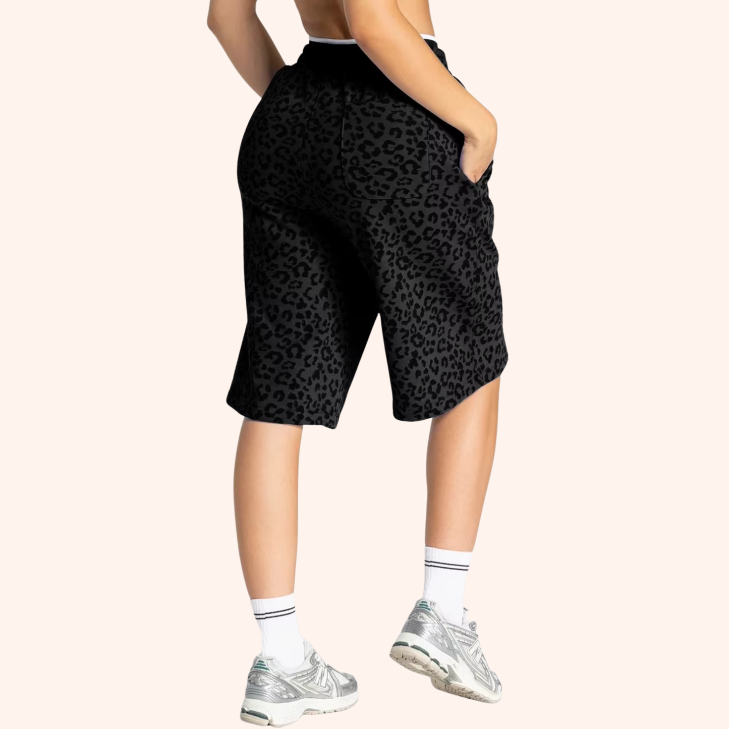 EDGE 5" LEOPARD OVERSIZED SHORTS
