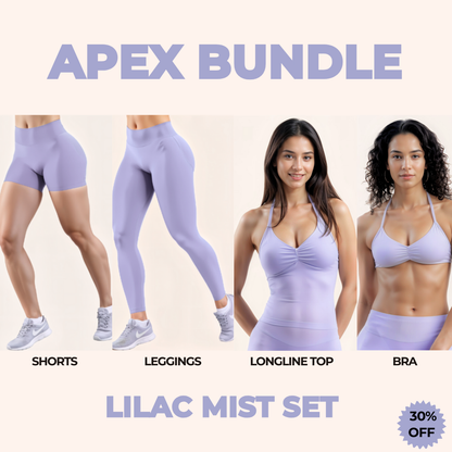 Chicletics APEX 4-piece set with sleek design, includes four stylish items arranged on a white background.