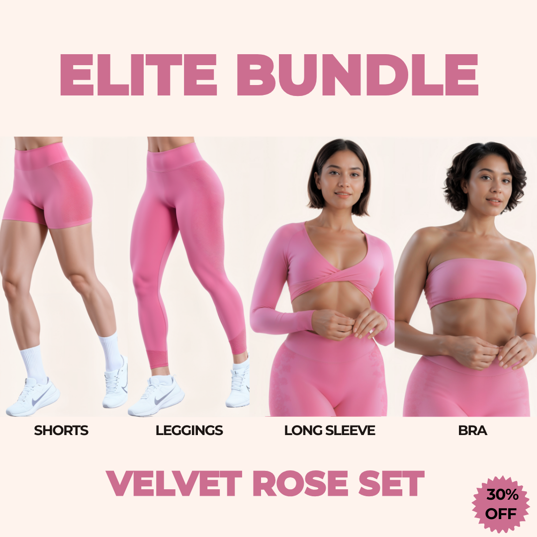 Chicletics ELITE 4-piece set with sleek, modern design, including matching accessories displayed on a neutral background.