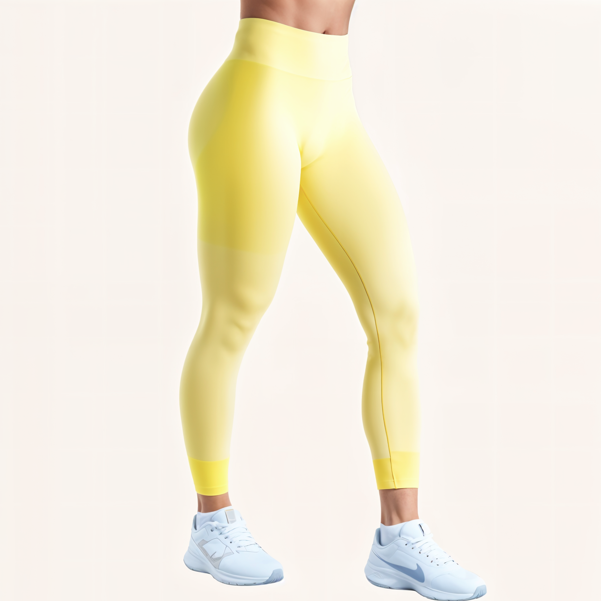 Chicletics Elite leggings in black, featuring a high-waist design and stretchy fabric for activewear and casual wear.