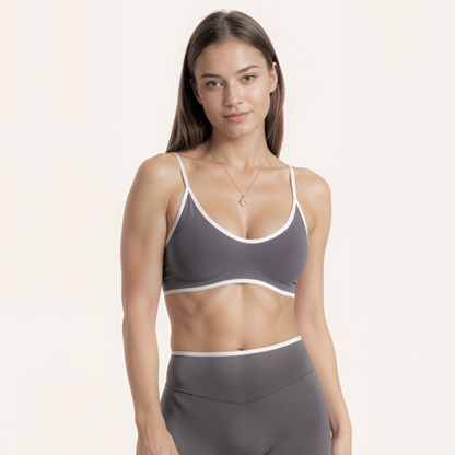 Chicletics Edge Backless Bra shown on a mannequin, highlighting its seamless design and backless style for discreet support.