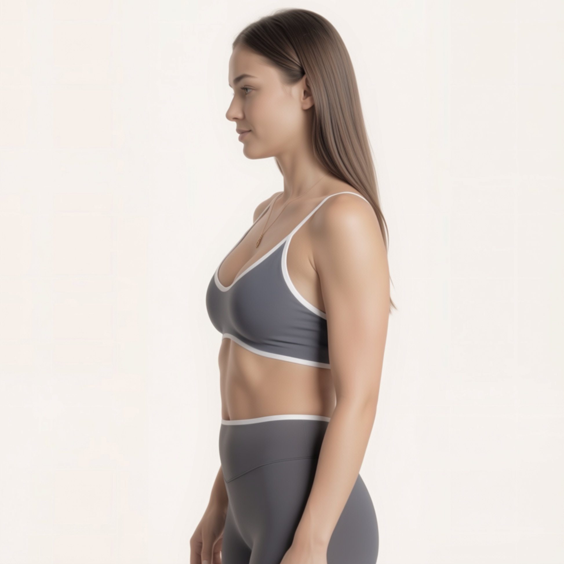 Chicletics Edge Backless Bra with seamless design, black color, and adjustable straps for low-back outfits.