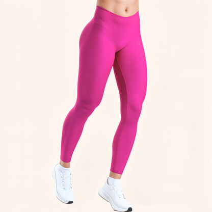 Chicletics Eclipse leggings featuring a sleek, form-fitting design in black with subtle branding, perfect for activewear.