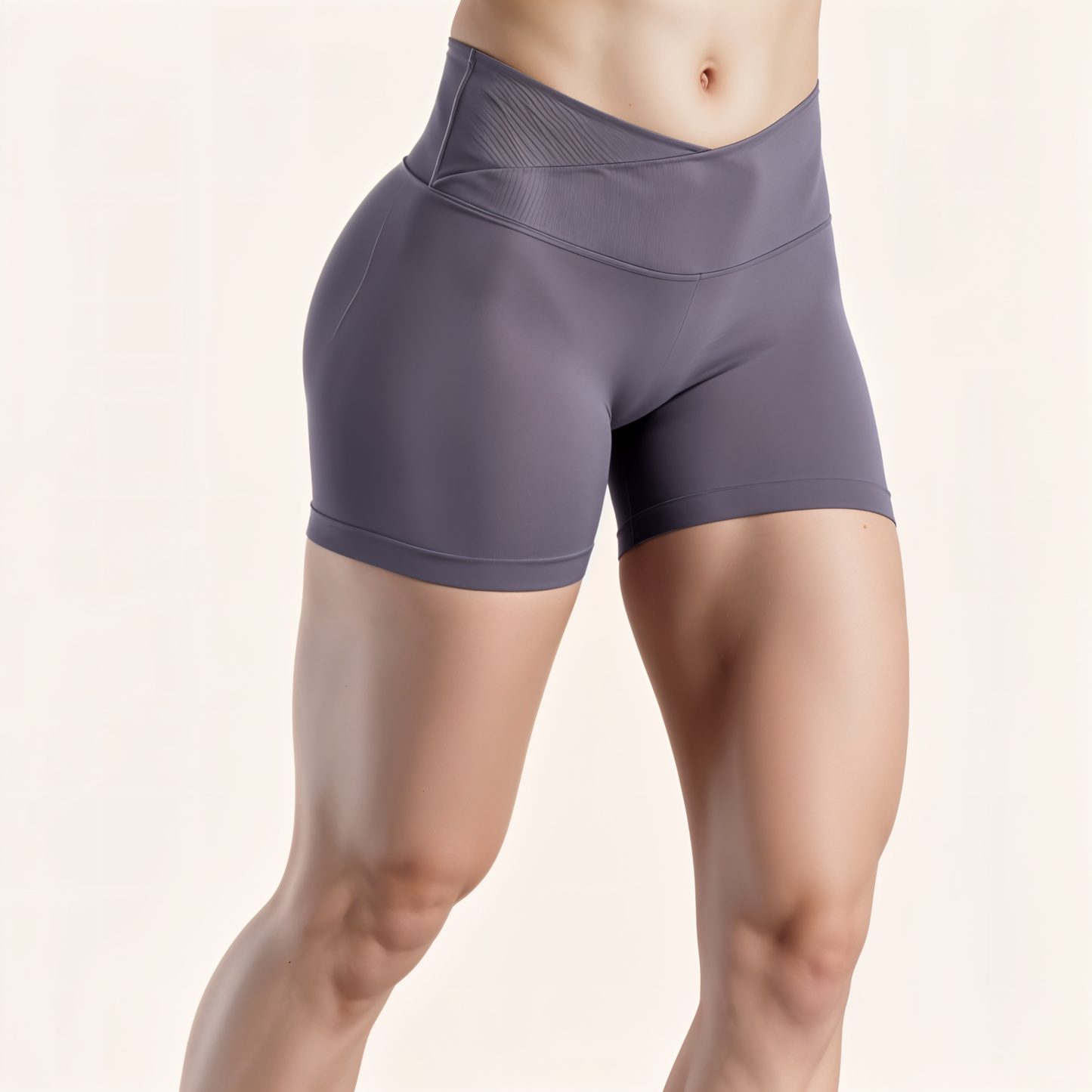 Chicletics Eclipse shorts in black, featuring a comfortable elastic waistband and stylish athletic design for active wear.