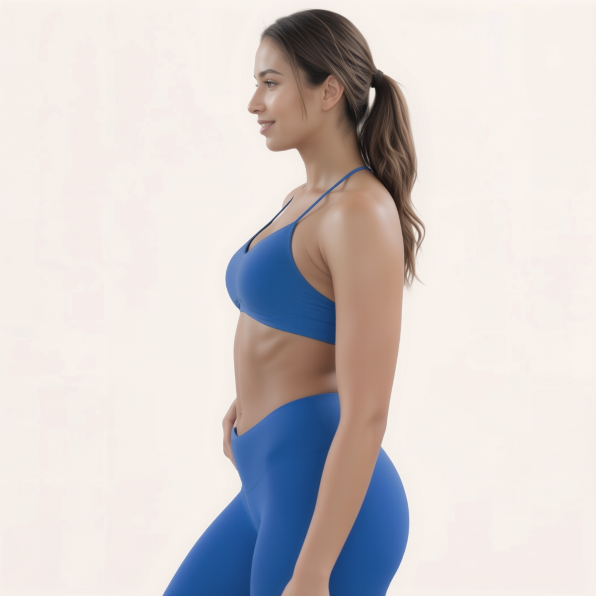 Chicletics Eclipse Crossback Bra showcasing its supportive design and smooth fabric in a close-up front view.