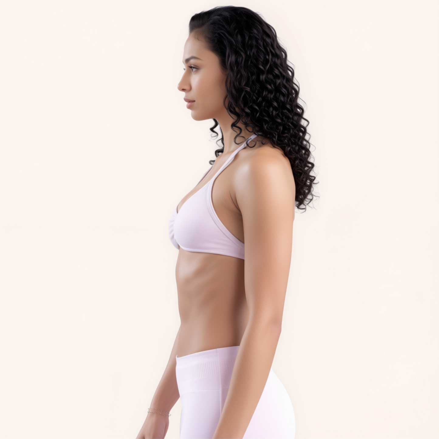 Chicletics Apex Strappy Bra featuring multiple straps and a supportive design, shown on a mannequin.
