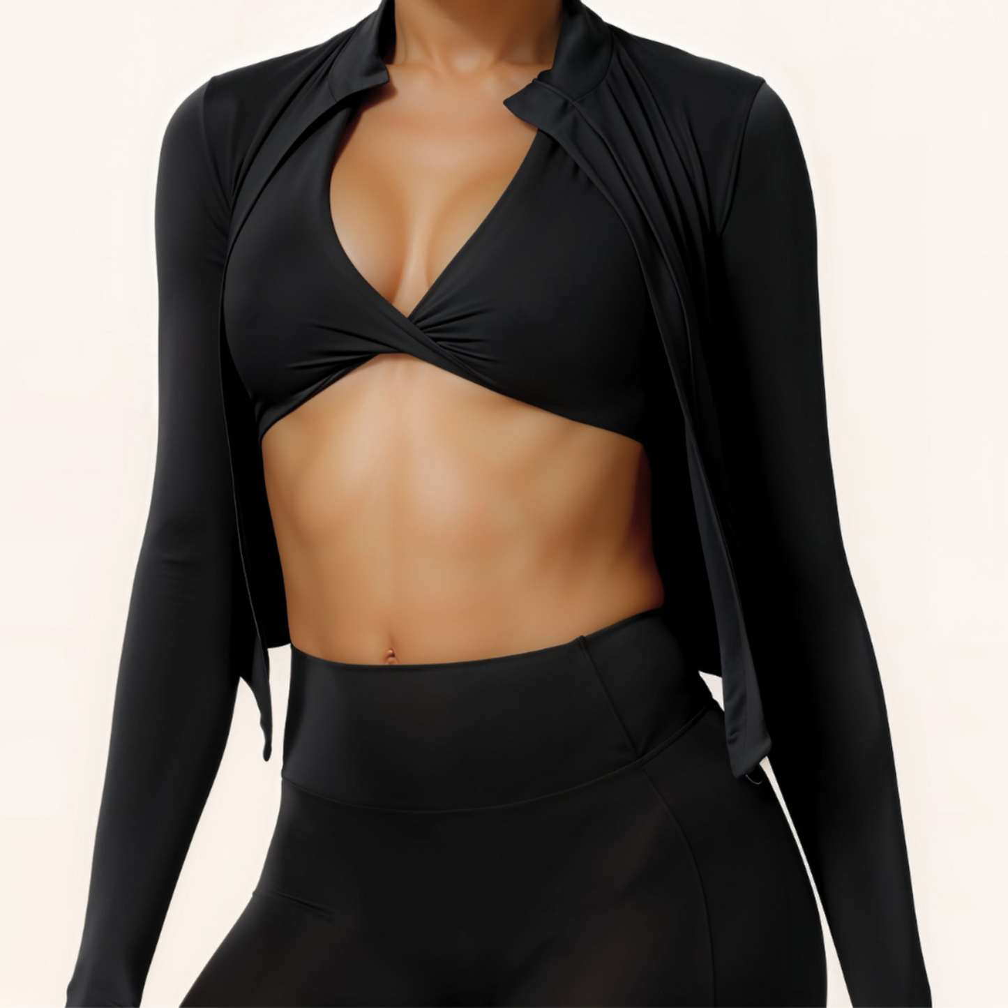 Chicletics Motion Zip Jacket, lightweight athletic jacket with front zipper and sporty design, shown in black and white.