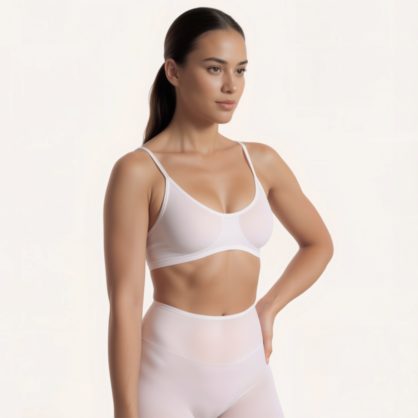 Chicletics Edge Backless Bra with seamless design and adjustable straps, ideal for low-back and backless outfits.
