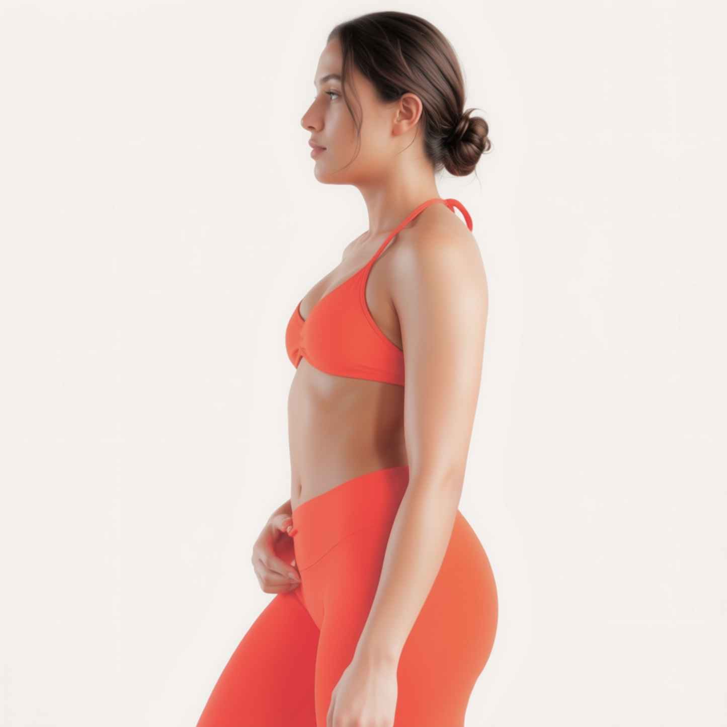 Chicletics APEX Strappy Bra with adjustable straps and supportive design, shown on a neutral background.