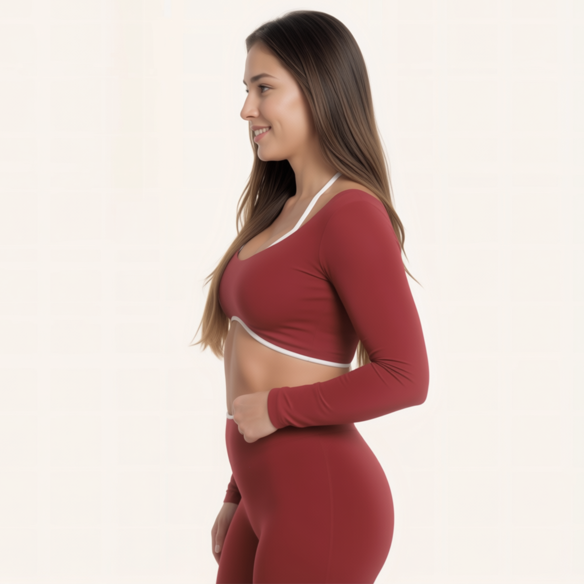 Chicletics Edge long sleeve shirt in black with a slim fit design, shown on a model with a neutral background.