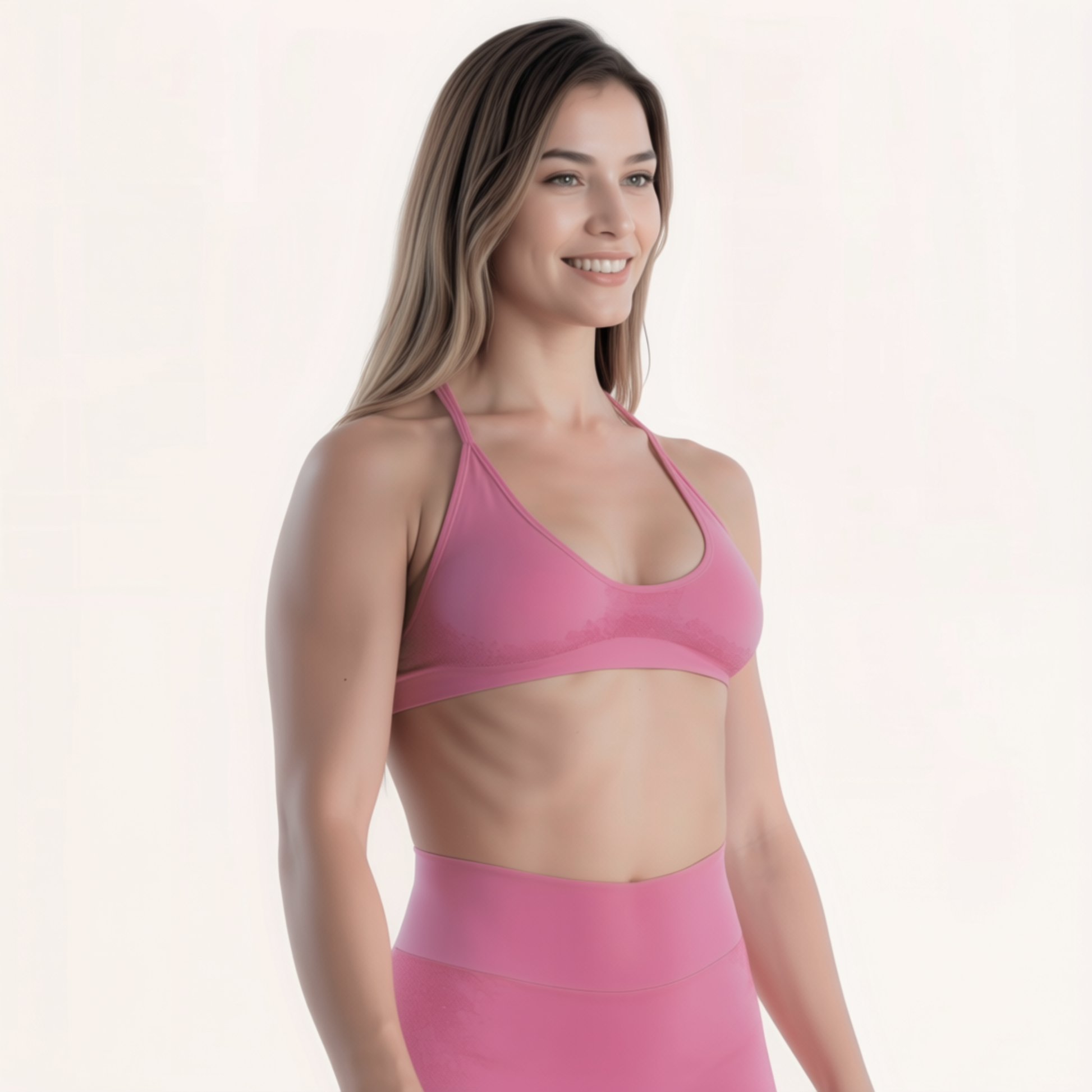 Chicletics Elite Crossback Bra showing black sports bra with crossback straps and supportive design for active wear
