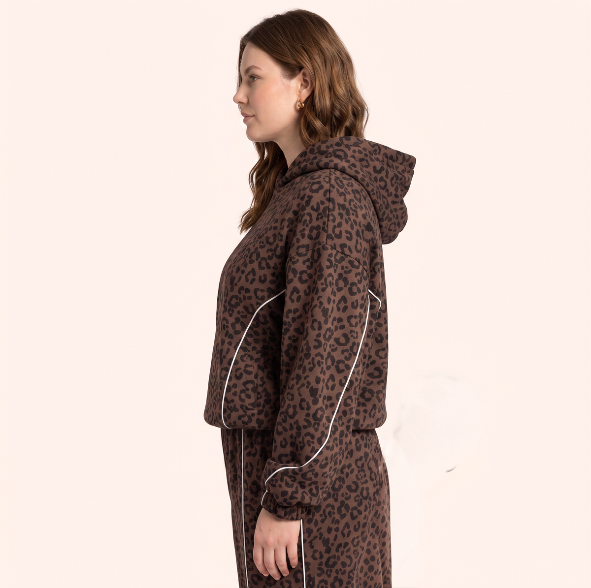 EDGE LEOPARD HOODIE