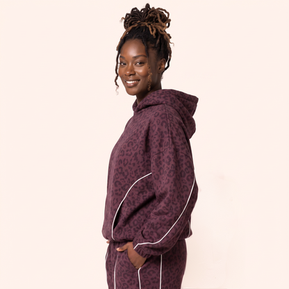 EDGE LEOPARD HOODIE